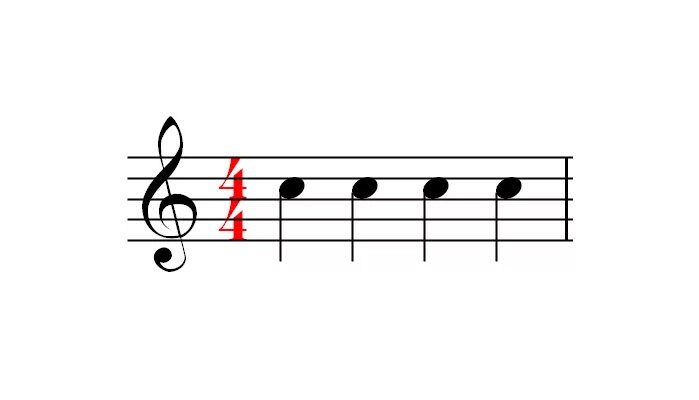 4 4 time signature example